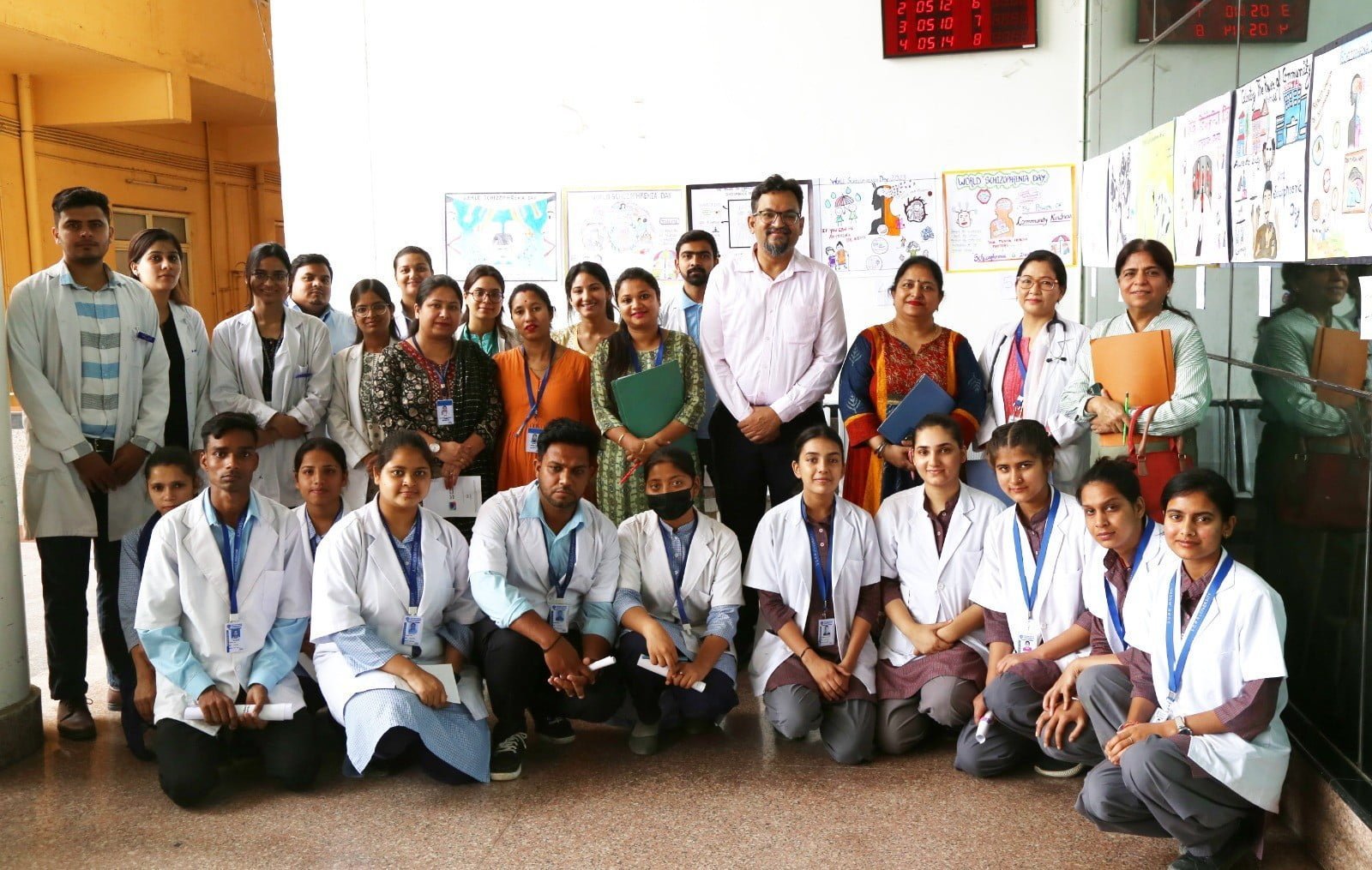 world schizophrenia day in sgrr indresh hospital dehradun.