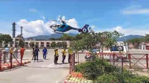 Accident Averted In AIMS Helipad