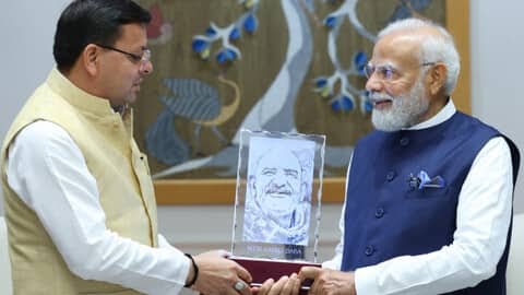 CM Dhami Meets PM Modi