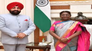 Governor Gurmeet Singh Meet President Draupadi Murmu