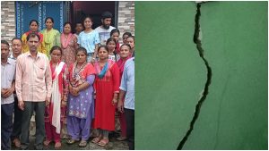 Cracks appears in house in doiwala