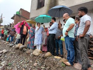 Rishikesh Mayar inspected rain affected areas