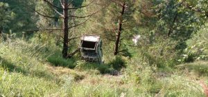 School Van Overturns in Uttarkashi