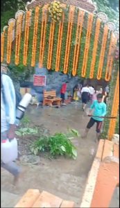 Tapkeshwar temple wall collapse