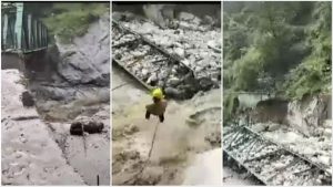 Madmaheshwar Valley : पुल टूटने से रास्ते में फसे 250 यात्री, हेली सेवा से जारी रेस्क्यू | Rescue Operation continues in Madmaheshwar Valley 2 Rescue Operation continues in Madmaheshwar Valley