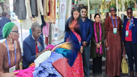 देहरादून सिल्क पार्क में खरीदारी करने पहुंची संयुक्त राष्ट्र की प्रतिनिधि डा0 बियाओ | UNFF Juliette Biao in Dehradun silk park 16 UNFF Juliette Biao in Derhadun silk park