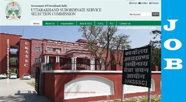 उत्तराखण्ड अधीनस्थ सेवा चयन आयोग ने समूह “ग” के 751 पदों पर निकाली भर्ती 1 1728060365 JOB UKSSSC e1728048518148