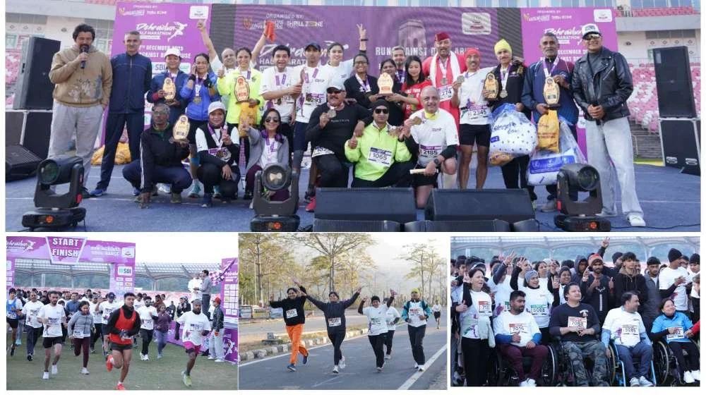 देहरादून हाफ मैराथन 2025 का 12वां संस्करण मज़बूत संदेश के साथ सफलतापूर्वक समाप्त हुआ: नशीली दवाओं के दुरुपयोग के खिलाफ दौड़े 2 Picsart 25 12 07 21 02 27 659 compressed