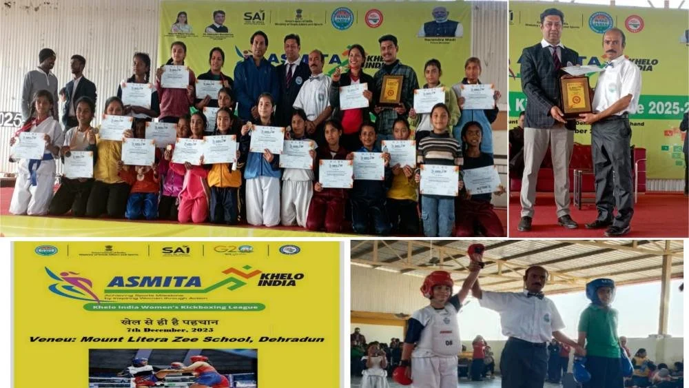 ऋषिकेश की बेटियों ने चमकाया नाम, अस्मिता किक बॉक्सिंग लीग में शानदार प्रदर्शन; कोच अनुज गौड़ के मार्गदर्शन में छात्राओं ने हासिल किए स्वर्ण, रजत और कांस्य पदक 10 Picsart 25 12 13 22 38 12 145 compressed