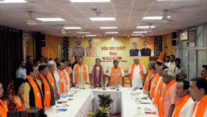 bjp core group with nitin nabin