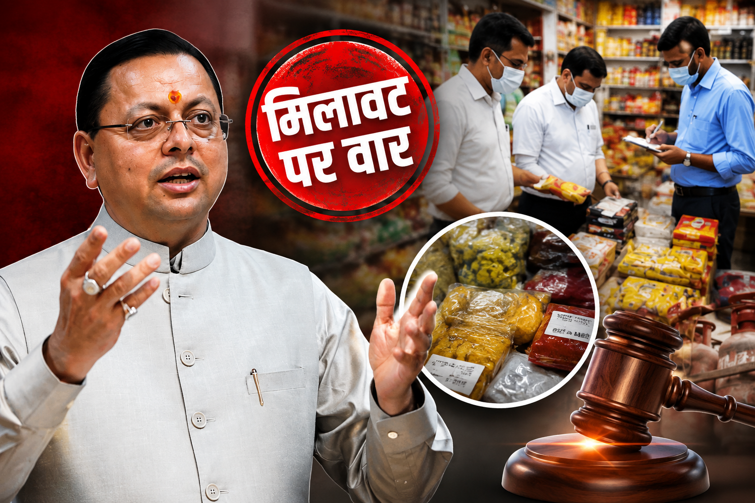 uttarakhand-milawat-jamakhori-checking-campaign-cm-dhami